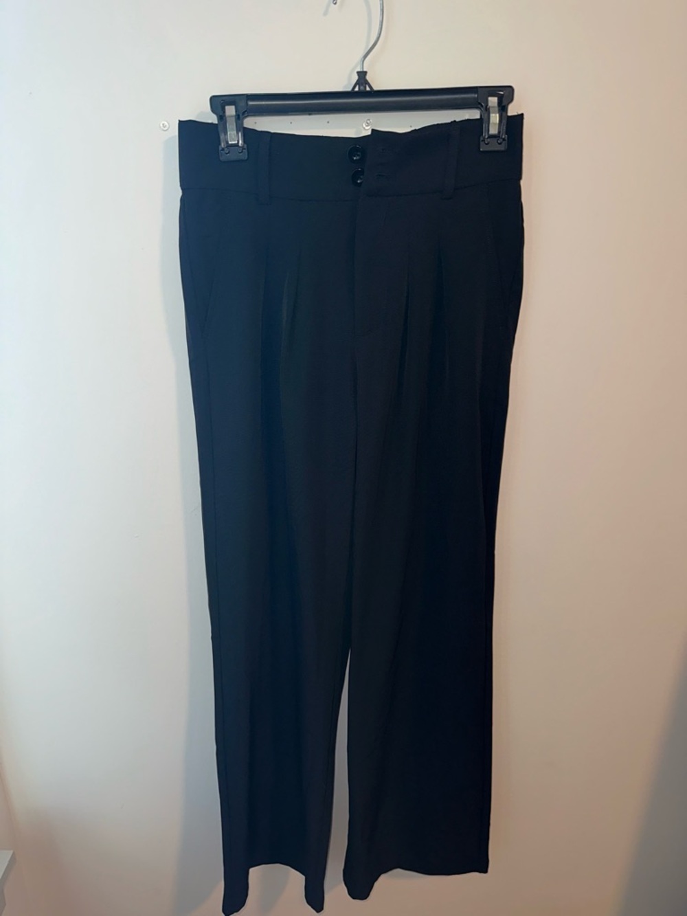 Women’s Black Dress Pants - Classic Straight Fit